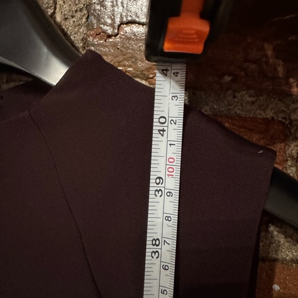 Ann Taylor Purple Midi Dress with Gold Fringe Size 6 Petit - Picture 6 of 9